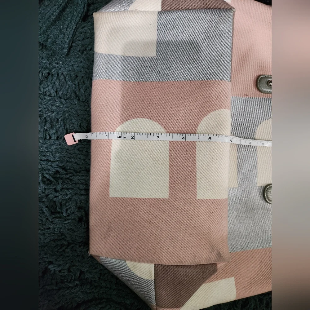 Sold Elsewhere- Bally Canvas Tote With Leather Trim - Picture 16 of 16